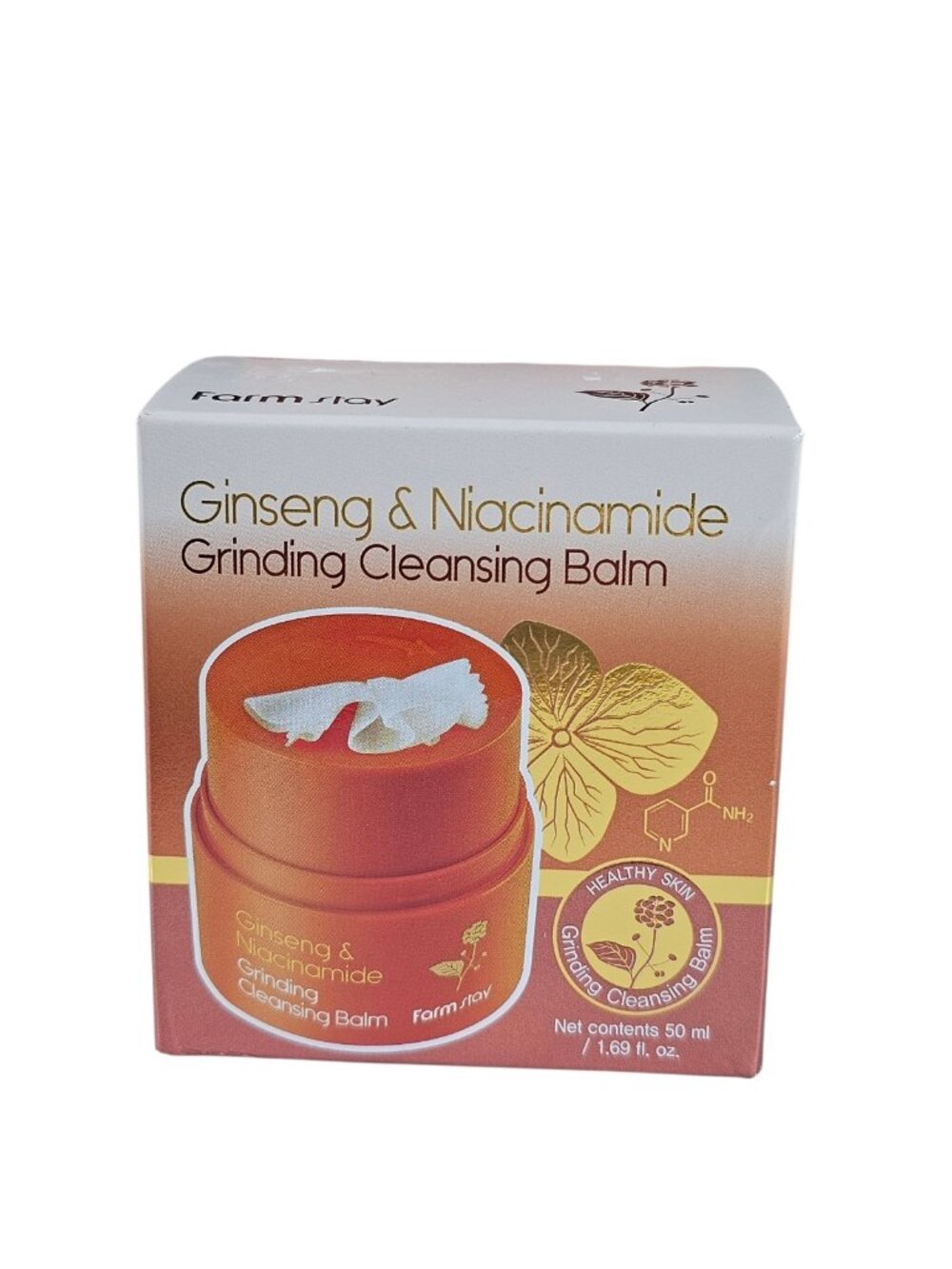 Farm Stay Ginseng & Niacinamide Facial Grinding Cleansing Balm 1.69oz BB:6/28